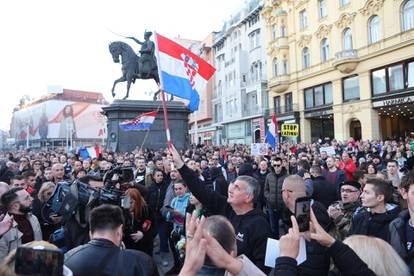 Prosvjed u Zagrebu podržali su i neki od političara: Došli su Bulj, Miletić, Grmoja, Raspudić...