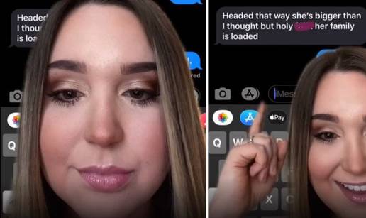 Pokazala odvratni SMS koji joj je greškom poslao muškarac dok su bili na prvom spoju