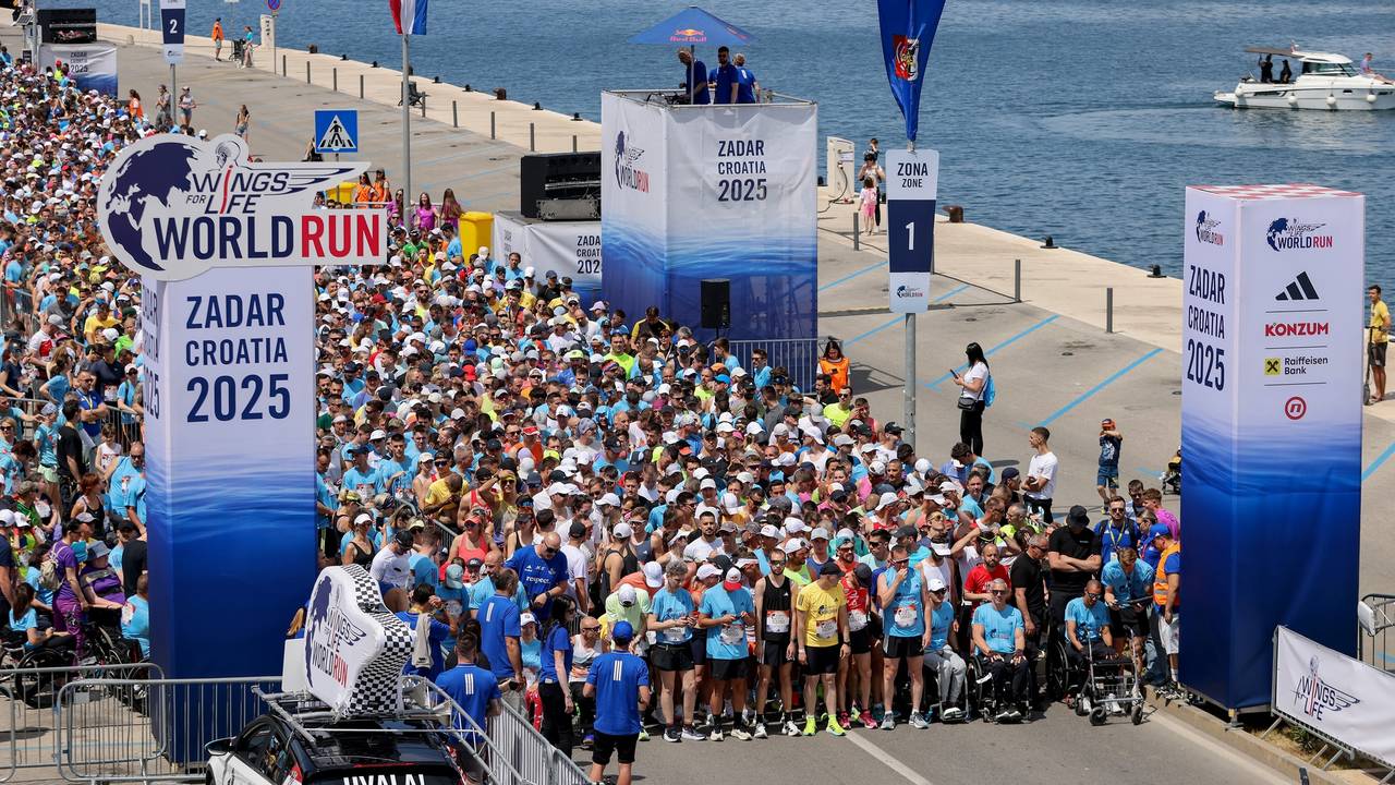 FOTO Wings for Life u Zadru: Na utrci sudjelovalo 10.000 trkača