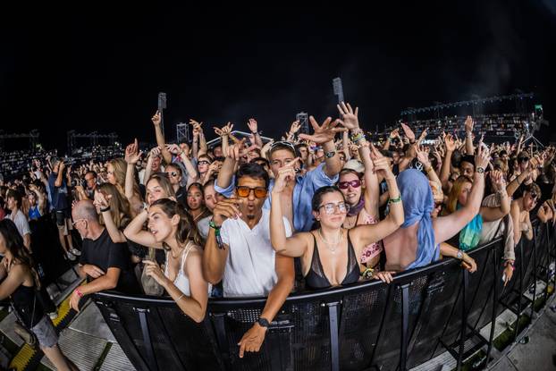 10.07.2026. Split -  Prva večer Ultra Europe Festivala DJ Afrojack. 
