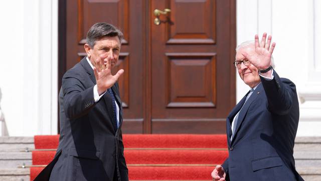 German President Steinmeier meets Slovenia's President Pahor, in Berlin
