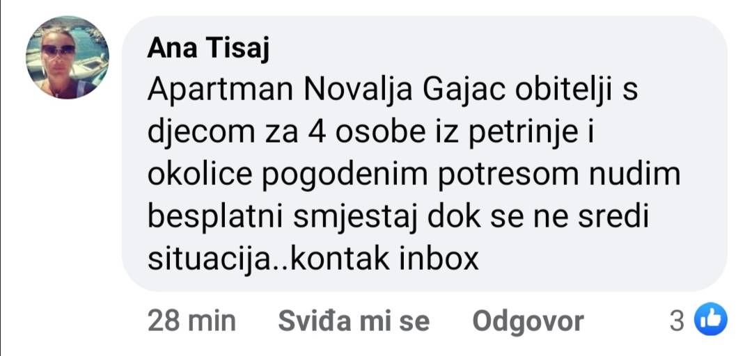 Veliko srce Hrvatske: Evo gdje i kako pomoći Banovini, ovi ljudi nude smještaj za stradale