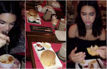 Nakon revije, Gigi i Kendall su se 'bacile' na burgere i alkohol