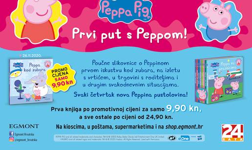 Zaboravite na strah od zubara uz poučne Peppa Pig slikovnice