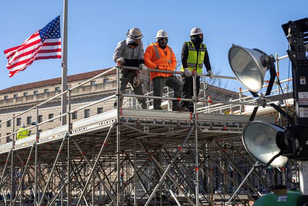 Preparations ahead of U.S. President-elect Trump's inauguration in Washington