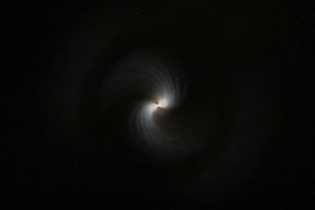 Space X spirala pojavila se na nebu iznad Pule