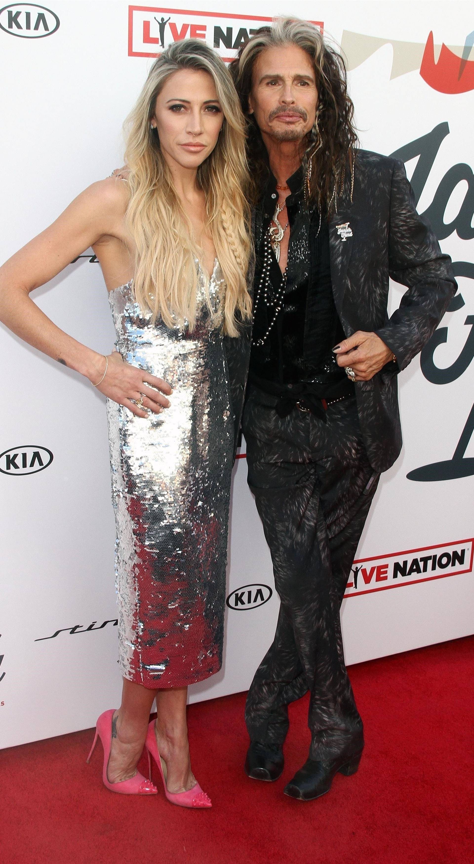 Guests arrive to the Inaugural Janie's Fund Gala and Grammy Awards Viewing Party in LA