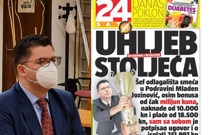 Sude samouhljebu Jozinoviću za isplatu 1,5  mil. kuna: Nisam kriv