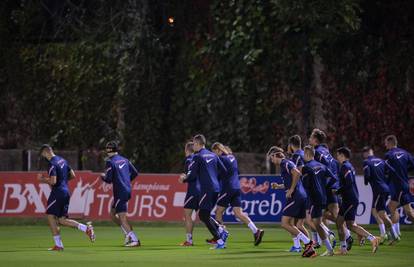 Zagreb: Hrvatska nogometna reprezentacija odradila je trening