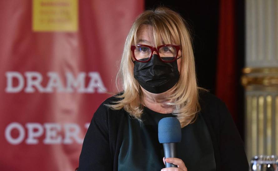 Zagreb: Intendantica HNK, Dubravka Vrgoč, s kolegama o protekloj godini te planovima za 2022.