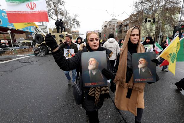 Protest marking the annual al-Quds Day (Jerusalem Day) on the last Friday of the holy month of Ramadan in Tehran