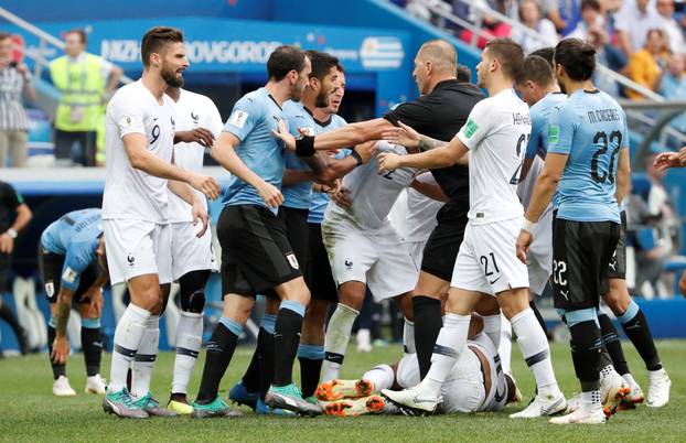 World Cup - Quarter Final - Uruguay vs France