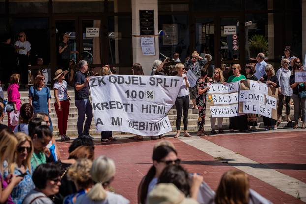 Štrajk djelatnika Županijskog i Trgovačkog suda u Splitu