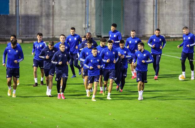 Zagreb: Dinamo odradio trening uoči sutrašnje utakmice Europske lige