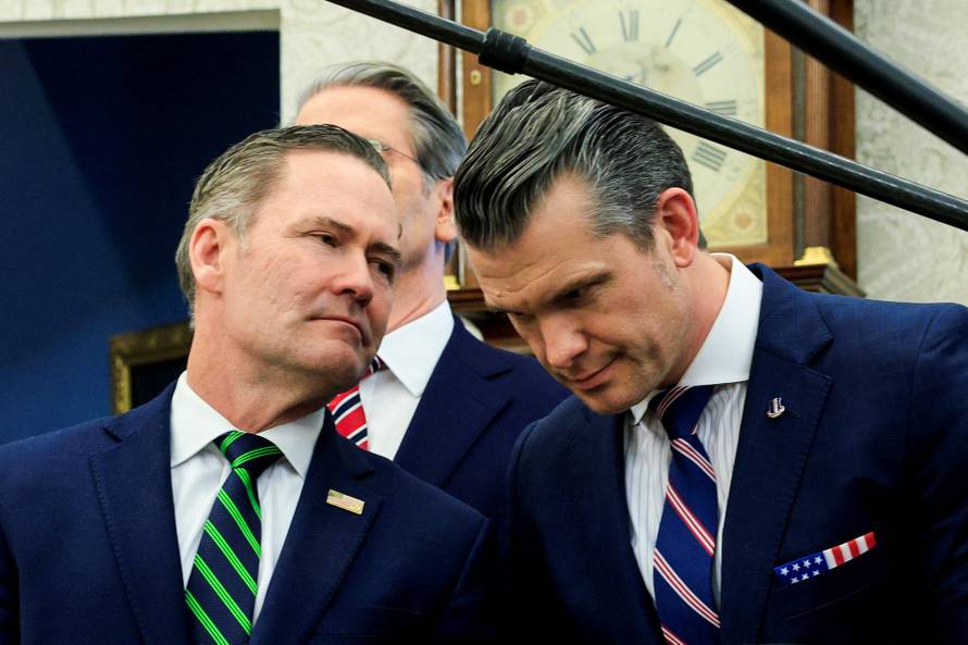 U.S. President Trump meets with French President Macron, in Washington