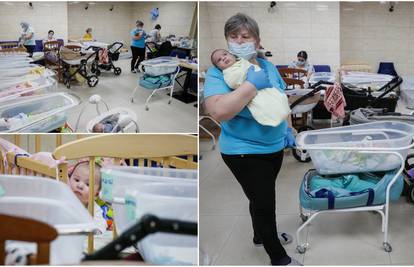 FOTO Potresne fotke iz bunkera: Medicinske sestre se skrivaju i brinu o bebama surogat majki