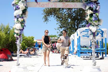 FOTO Preslatki psi se kupaju i uživaju na plaži u Crikvenici