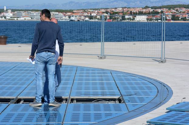 Zadar: Zbog radova ograÄena je svjetlosna instalacija Pozdrav Suncu
