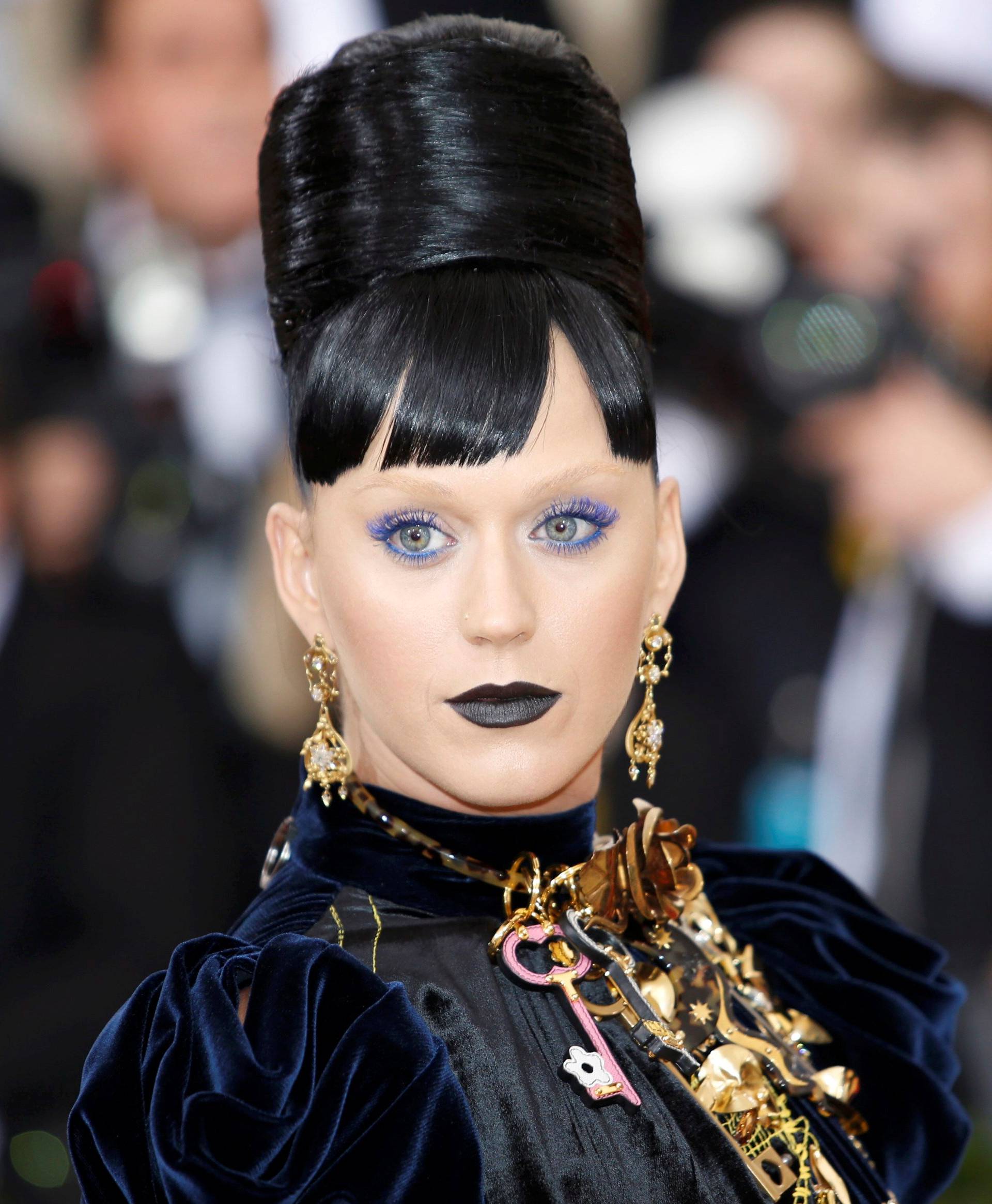 Singer-songwriter Katy Perry arrives at the Met Gala in New York