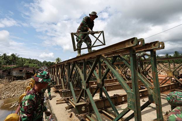 Aftermath of a deadly flash flood in Batang Toru, South Tapanuli