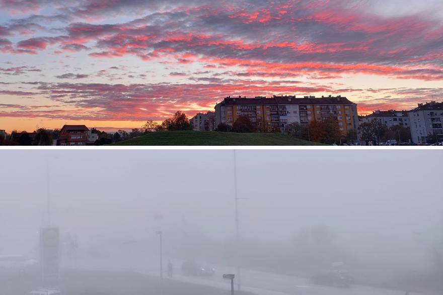 Magla u Zagrebu