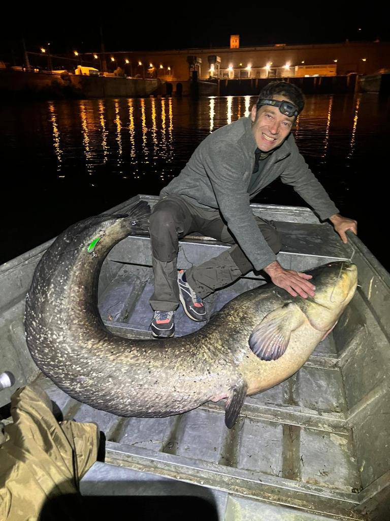 FOTO Međimurac u Španjolskoj ulovio soma od 87 kilograma