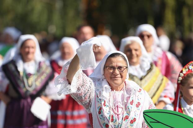 Vinkovci: Svečani mimohod sudionika 61. Vinkovačkih jeseni 