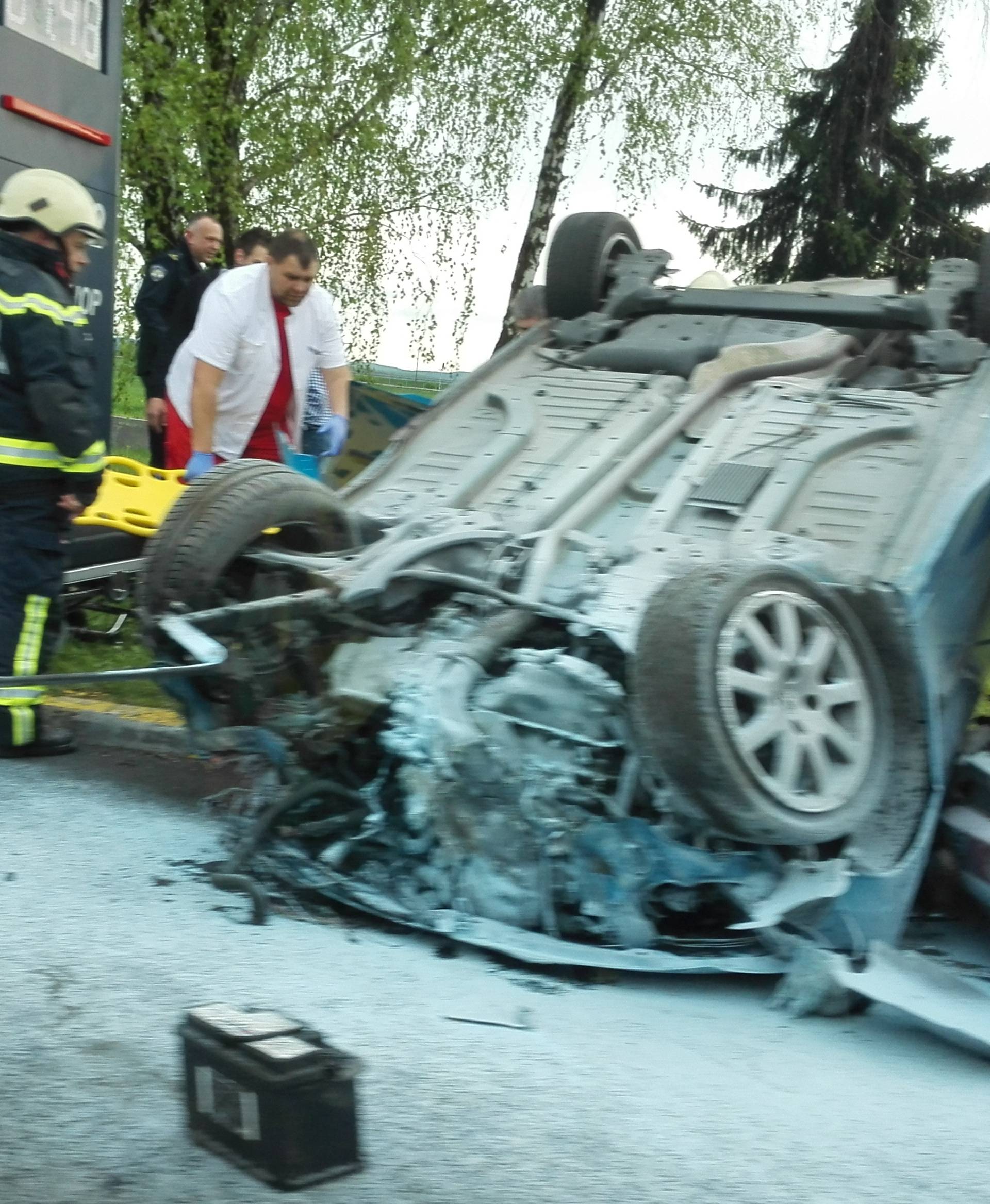 Kod Velike Mlake sudar dvaju automobila, dvoje ozlijeđenih