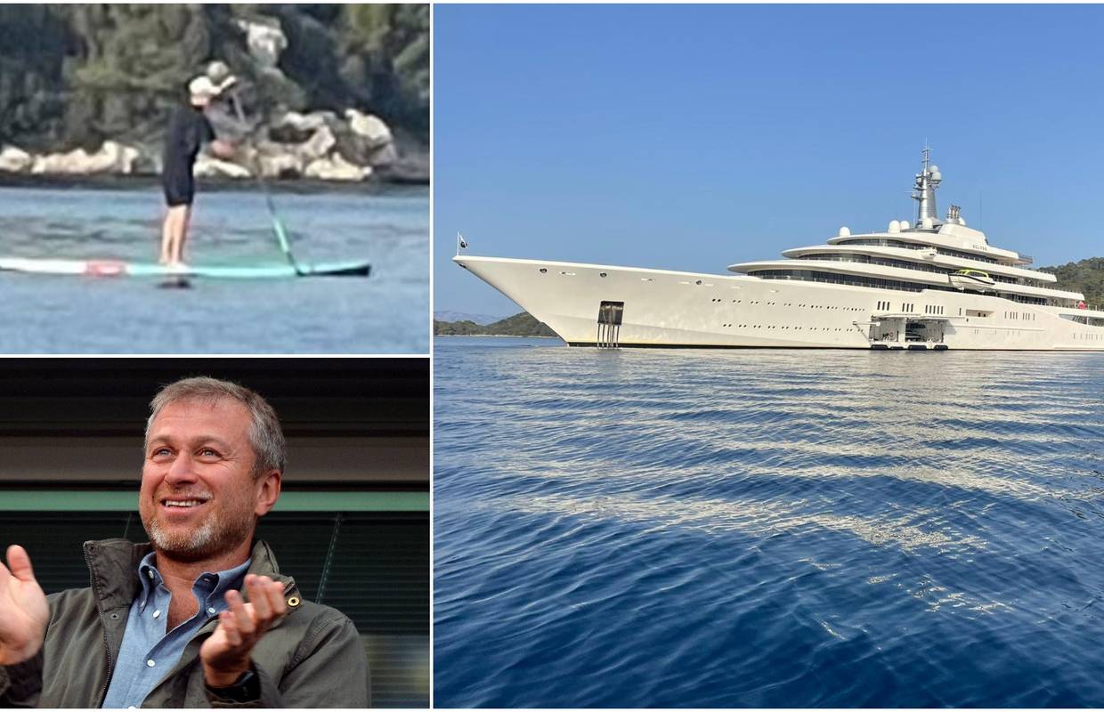 Abramovič je stigao na Mljet s dvije jahte i zaveslao na dasci: 'Zvali smo ga, a on je mahnuo'
