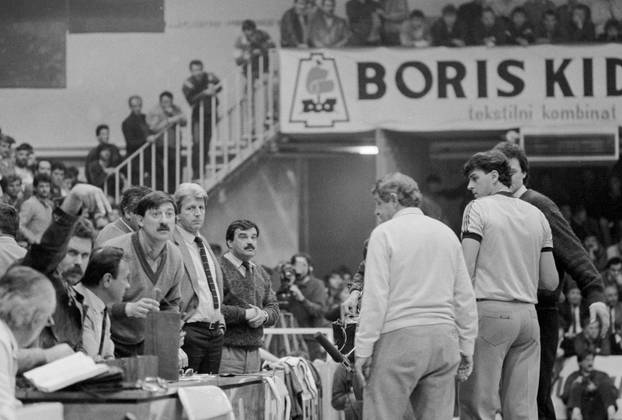 Druga utakmica finala play-offa Prvenstva Jugoslavije 1986. godine, KK Cibona - KK Zadar