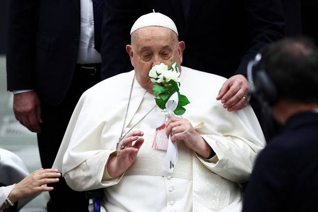 Pope Francis holds weekly audience at the Vatican