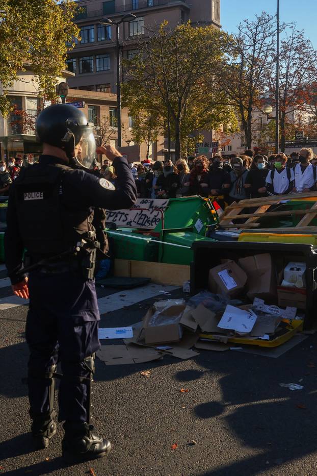 Nationwide day of student protests in France