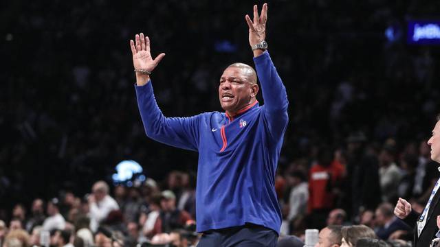 NBA: Playoffs-Philadelphia 76ers at Brooklyn Nets