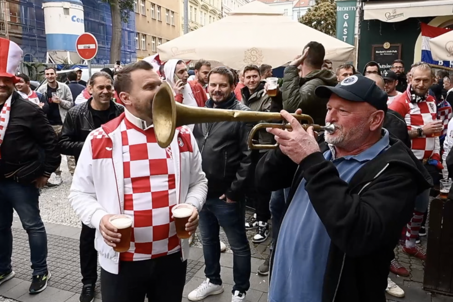 Prag:  Beckett irish pub, gdje se hrvatski navijači okupljaju prije utakmice