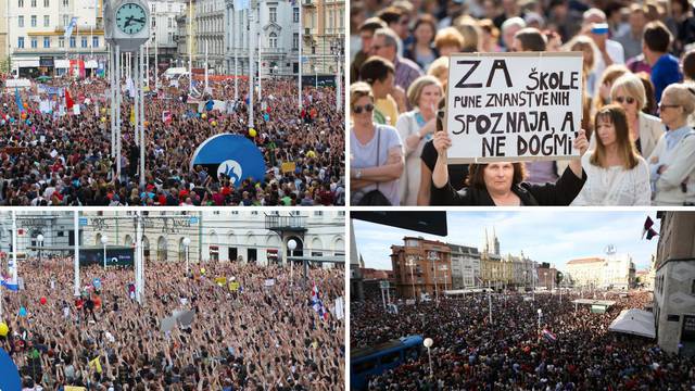 VIDEO Na današnji dan prije  7 godina u Hrvatskoj je bio jedan od najmasovnijih prosvjeda