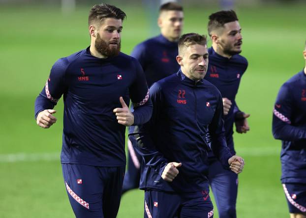 Zagreb: Trening Hrvatske nogometne reprezentacije uoči utakmice sa Slovenijom