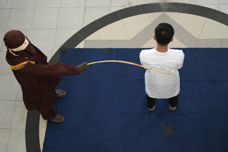 Caning in Banda Aceh