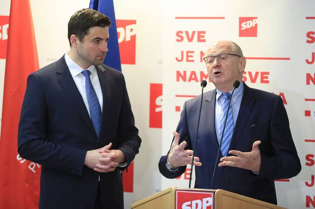 Zagreb: U srediÅ¡njici SDP-a odrÅ¾ana izvanredna konferencija za medije