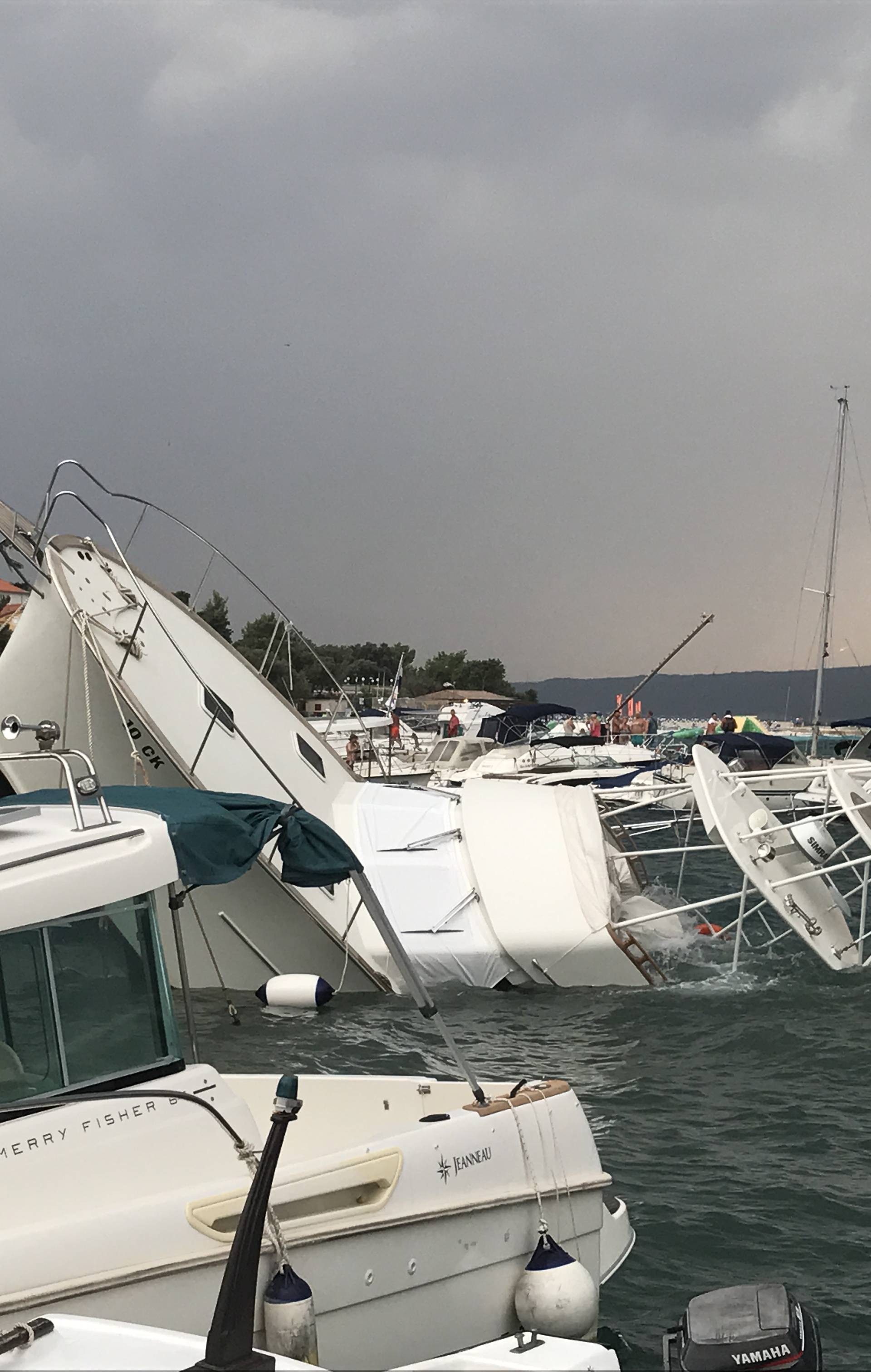 Olujni oblak iz Italije stigao u Istru: 'Cijelo nebo se zacrnilo'