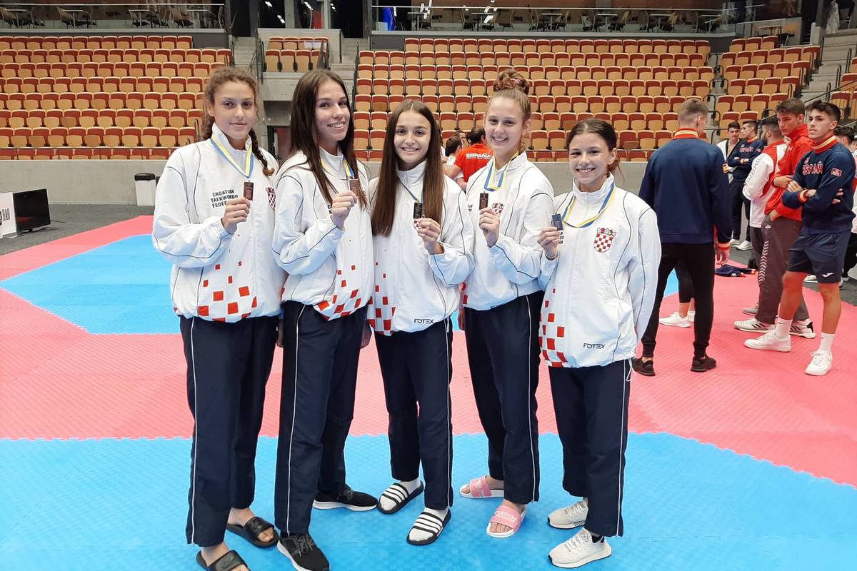 Hrvatska osvojila pet medalja na Europskom u taekwondou