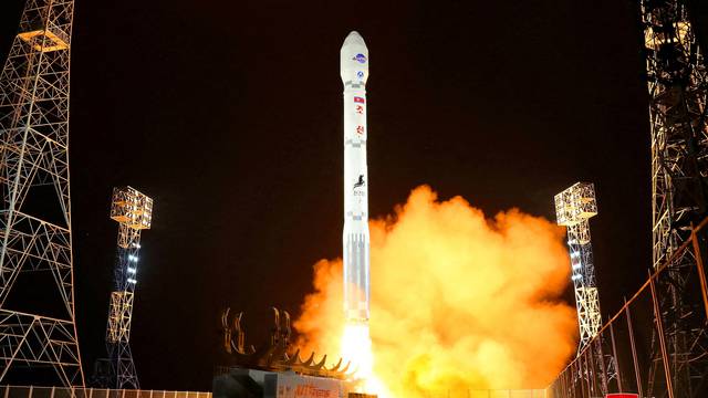 FILE PHOTO: North Korea claims it launched first spy satellite