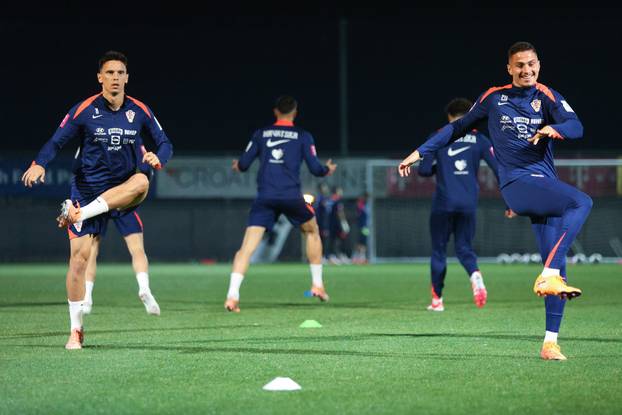 Rijeka: Trening hrvatske nogometne reprezentacije
