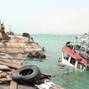 FILE PHOTO: Aftermath of Houthi strikes on the Yemeni port of Mocha