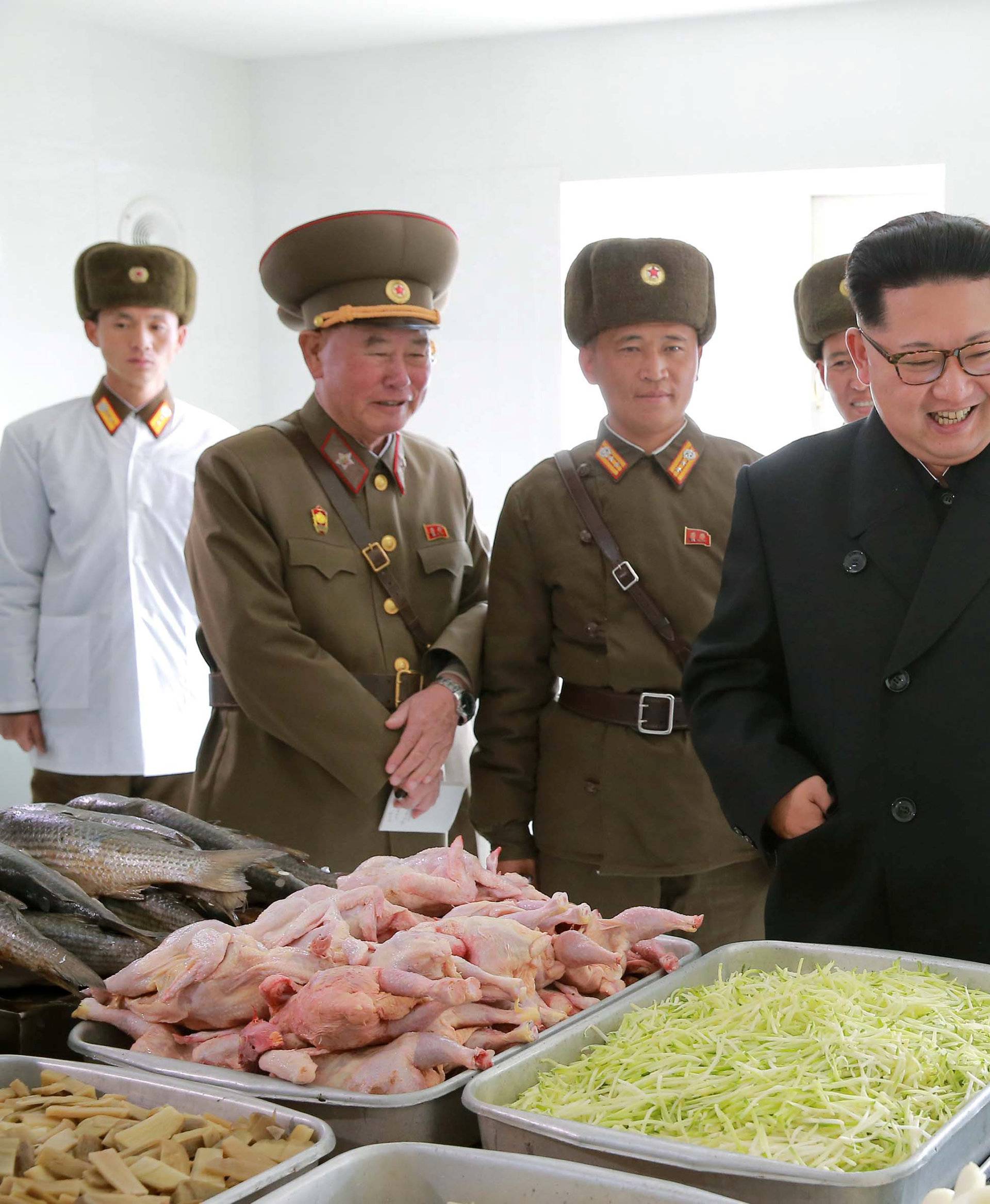 North Korean leader Kim Jong Un inspects a special operation battalion under KPA Unit 525 in this undated photo released by North Korea's Korean Central News Agency (KCNA) in Pyongyang