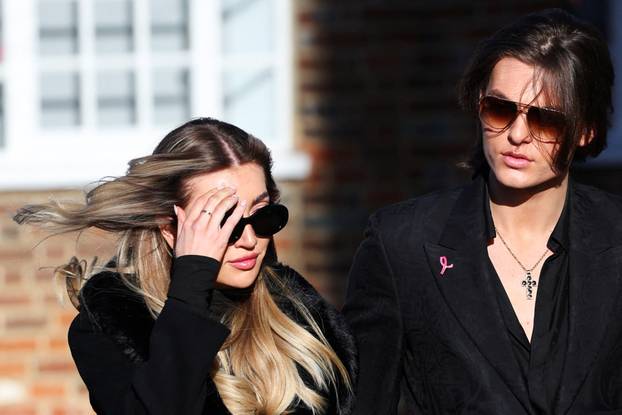 Funeral of former One Direction singer Liam Payne in Amersham, near London