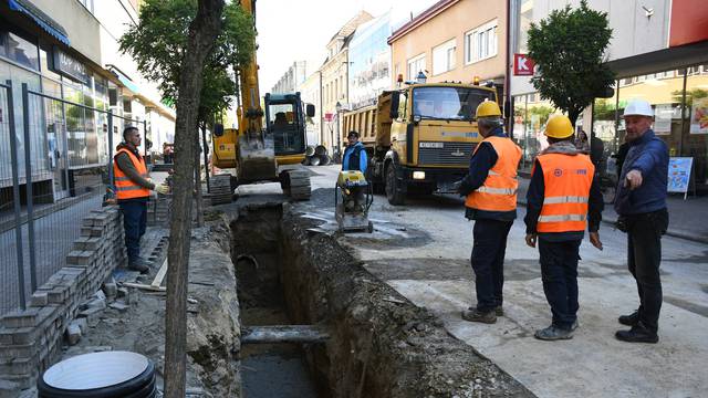 Bjelovar: Počela rekonstrukcija glavne gradske šetnice vrijedne preko 10 milijuna kuna