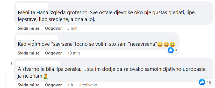 Gledatelje razočarao Hanin izgled, prisjetili smo se njenog imidža iz prve sezone showa