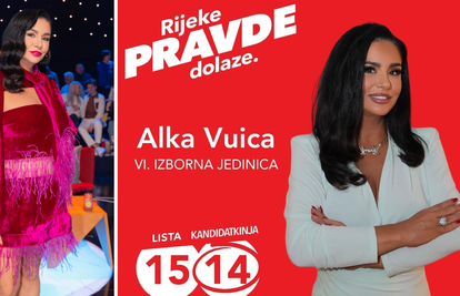 Alka Vuica objavila novi plakat za kampanju pa šokirala: 'Je li ovo Grubnić fotošopirao lice?'