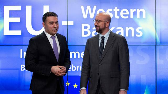 EU Council President Charles Michel meets with leaders from Albania, Montenegro, Serbia, North Macedonia, Bosnia and Kosovo in Brussels