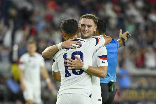 Soccer: CONCACAF Gold Cup-USA at Saint Kitts and Nevis